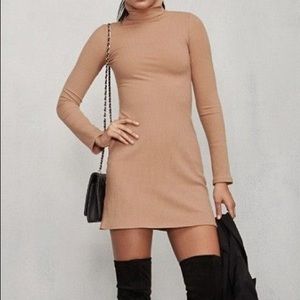 Reformation Rochelle dress in buff